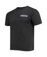 Men's Black Charlotte Fc Inaugural Season Tri-Blend T-shirt