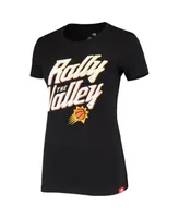 Women's Sportiqe Heathered Phoenix Suns Rally the Valley Davis T-shirt