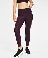 Dkny Women's High Waist Reflective Detail 7/8 Leggings