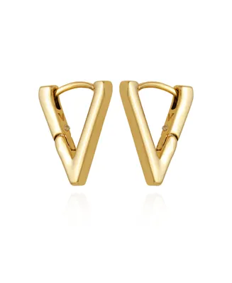 Vince Camuto V-Hinge Huggie Earrings - Gold