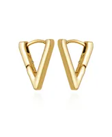 Vince Camuto V-Hinge Huggie Earrings - Gold