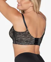 Women's Lace Back Smoothing Underwire Bra