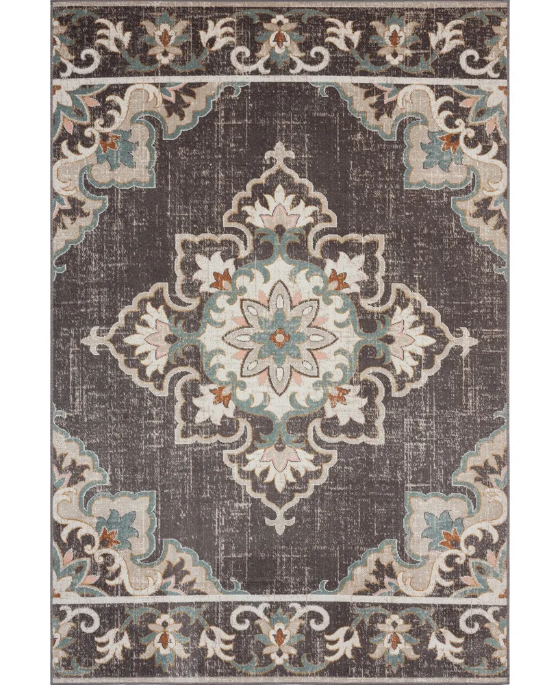 Lr Home Heirloom HRL81462 5'3" x 7'10" Outdoor Area Rug