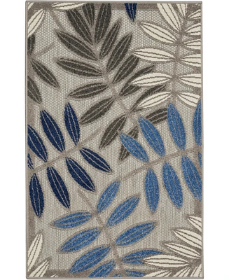 Nourison Home Aloha ALH18 2'8" x 4' Outdoor Area Rug