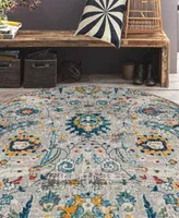 Amer Rugs Montana Glaiza 7'6" x 7'6" Round Area Rug