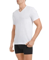 2(x)ist Men's Performance Cotton V- Neck Undershirt, Pack of 3