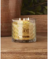 Bourbon Pear Fragrance Honeycomb Glass Jar Candle