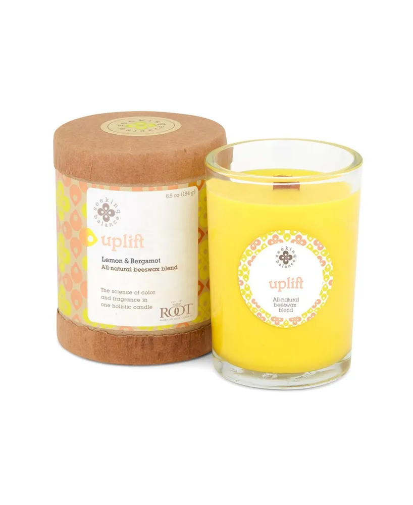 Seeking Balance Uplift Lemon Bergamot Spa Jar Candle, 6.5 oz