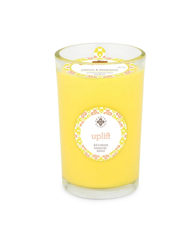 Seeking Balance Uplift Lemon Bergamot Spa Jar Candle, 8 oz