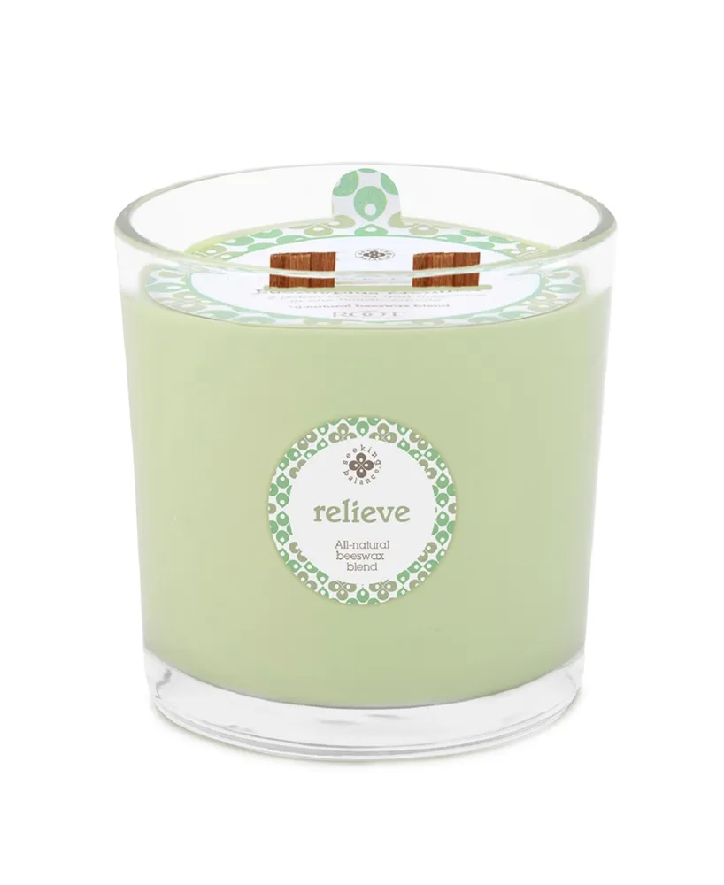 Seeking Balance 2 Wick Relieve Eucalyptus Menthol Spa Jar Candle, 12 oz