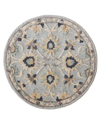 Lr Home Arabella ABA21710 3' x 3' Round Area Rug