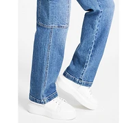 And Now This Women's High Rise Utility Denim Jeans