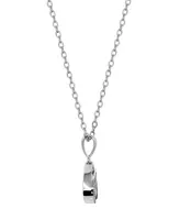 Tanzanite (1/2 ct. tw.) & Diamond Accent 18" Pendant Necklace in Sterling Silver