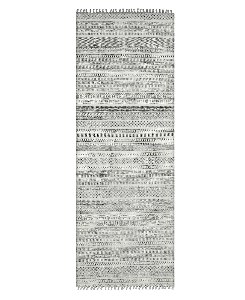 Amer Rugs Dune Dun- 2'6" x 8' Runner Area Rug