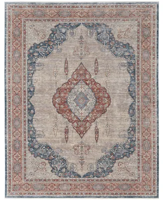 Feizy Marquette R39GR 6'7" x 9'10" Area Rug