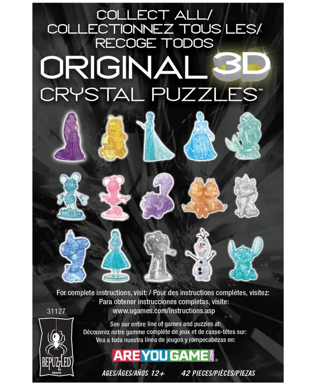 Areyougame 3D Disney Elsa Crystal Puzzle Set, 32 Piece