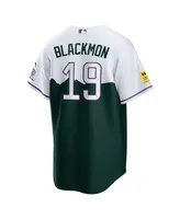 Men's Nike Charlie Blackmon Green Colorado Rockies City Connect Replica Player Jersey