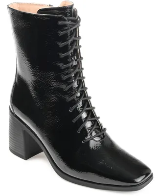 Journee Collection Women's Covva Lace-Up Booties