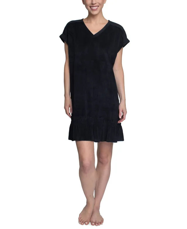 Muk Luks Women's Flounce-Hem Lounge Dress