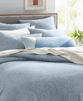 Oake Ripple Matelasse 3-Pc. Duvet Cover Set, Full/Queen, Exclusively at Macy's