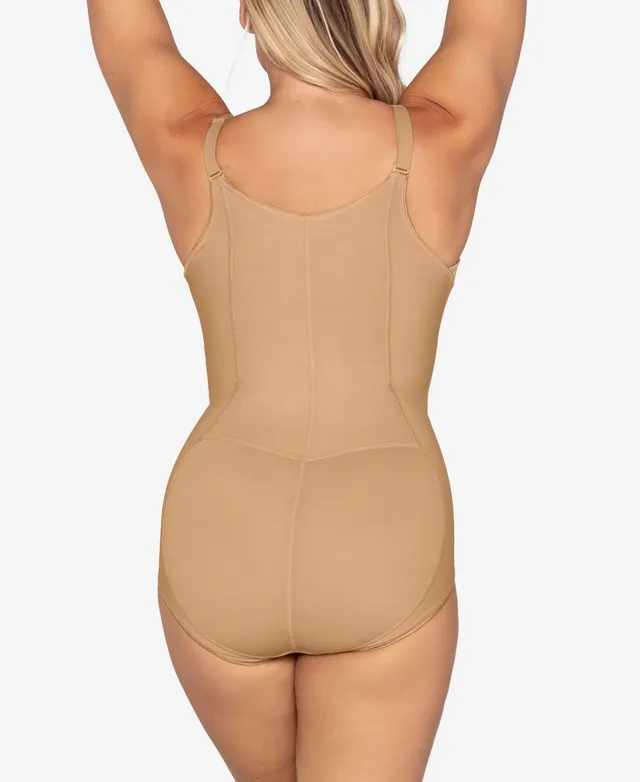 Leonisa Womens Beige Super Comfy Light-Control Tummy-Smoothing
