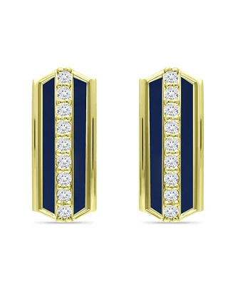 Giani Bernini Cubic Zirconia Huggie Hoop Earrings
