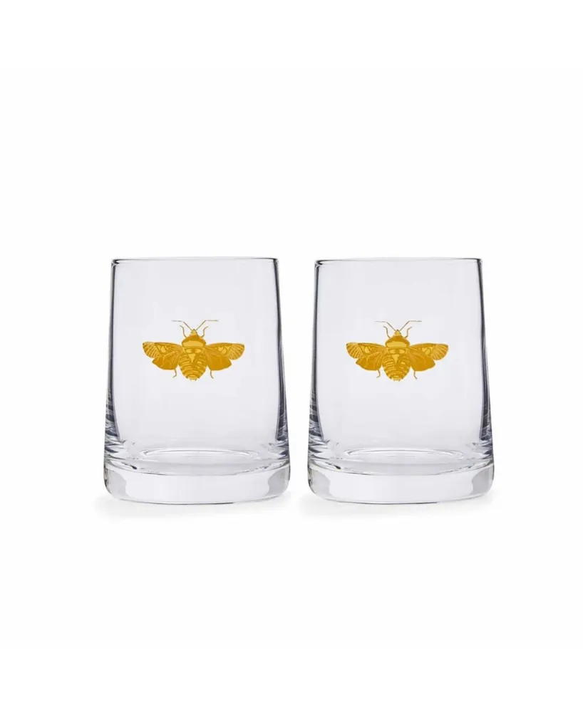 Spode Creatures of Curiosity Double of Fashioned Glasses Set, 2 Pieces