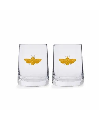 Spode Creatures of Curiosity Double of Fashioned Glasses Set, 2 Pieces