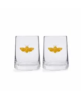 Spode Creatures of Curiosity Double of Fashioned Glasses Set, 2 Pieces