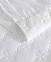 Betsey Johnson 3 Piece Solid Microfiber Bedspread Set, King