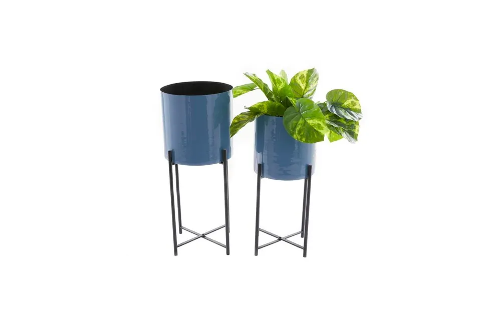 CosmoLiving by Cosmopolitan Contemporary Planters with Stand