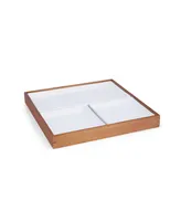 Nambe Bento 15" 4 Piece Divided Entertaining Serving Board