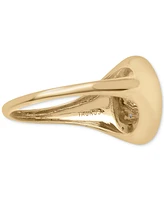 Wrapped Diamond Taurus Constellation Ring (1/20 ct. t.w.) in 10k Gold, Created for Macy's