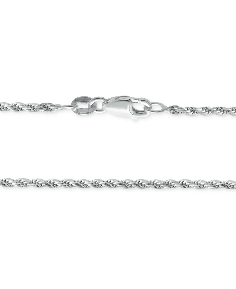 Giani Bernini Rope Link Chain Bracelet in Sterling Silver, Created for Macy's