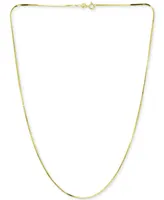 Giani Bernini Square Snake Link 16" Chain Necklace in 18k Gold-Plated Sterling Silver, Created for Macy's