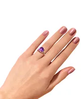 Amethyst (3-1/4 ct. t.w.) & Diamond (1/5 ct. t.w.) in 14k Rose Gold