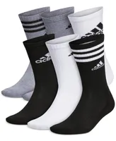 adidas Men's Athletic Cushioned Mixed Crew Socks - 6pk.