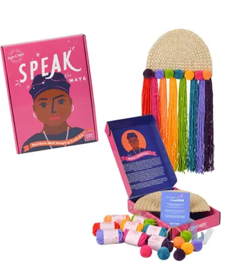 Kids Crafts Speak Like Maya Rainbow Wall Hanging Craft Kit