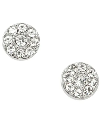 Sutton Disc Stainless Steel Stud Earring - Silver