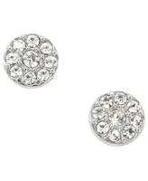 Sutton Disc Stainless Steel Stud Earring - Silver