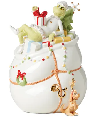 Lenox Merry Grinchmas Cookie Jar