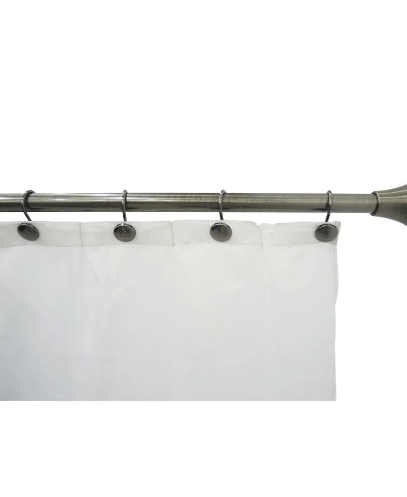 Tension Shower Curtain Rod with Hooks Set