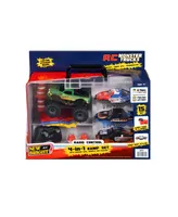 1:43 Remote Control Monster Truck 4 in 1 Ramp Set, 13 Pieces