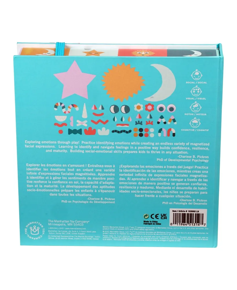 On-the-Go Making Faces Celestial-Themed Socio Emotional Expressive Travel Activity Toy Set, 44 Piece