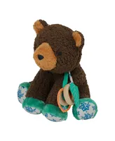 Manhattan Toy Company Wild Bear-y Plush Teddy Bear 8" Stuffed Animal Activity Toy