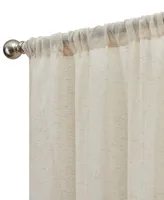 French Connection Charter Crushed 100" x 84" Rod Pocket Window Curtain Pairs
