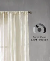 French Connection Charter Crushed Semi Sheer Window Collection