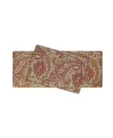 Laura Ashley Vanessa Wellness Mats, Set of 2 - Rust