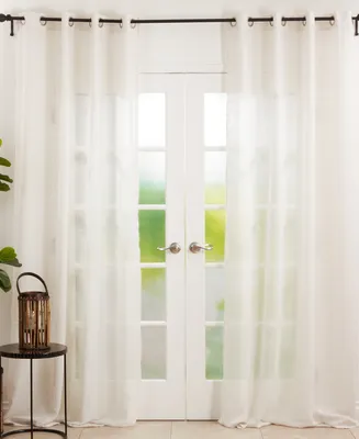 Saro Lifestyle Linen Window Sheer
