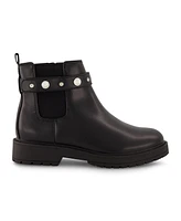 Marc Fisher Little Girls Ankle Strap Zipper Chelsea Boots